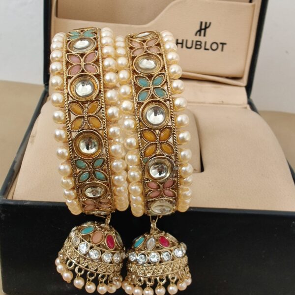 Latkan Jhumkie Bangles - Image 2