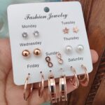 8 Pairs Daily Wear Earrings Combo