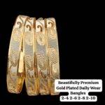 Gold Plated CNC Daily Wear Bangles