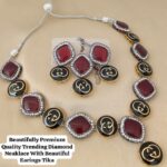 Beautiful diamond  necklace combo