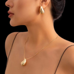 Pendant Earrings and Chain Combo
