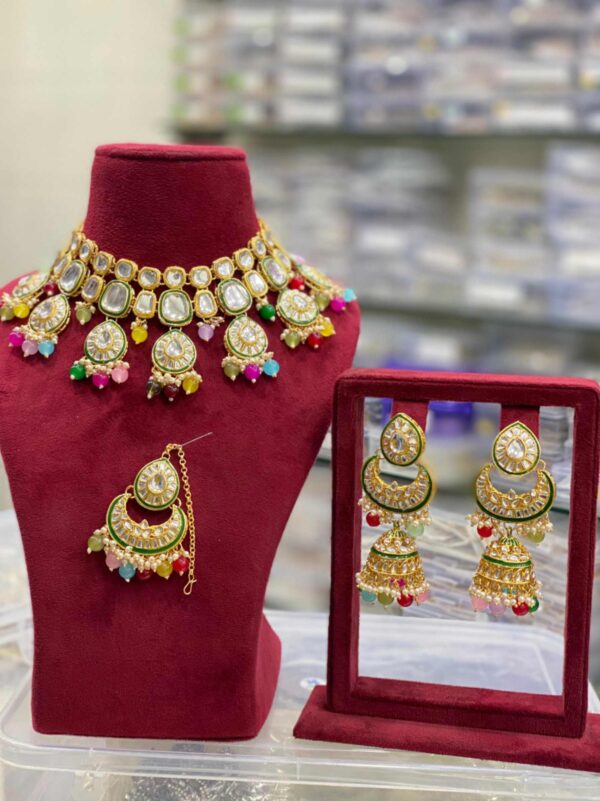Beautiful kundan set combo