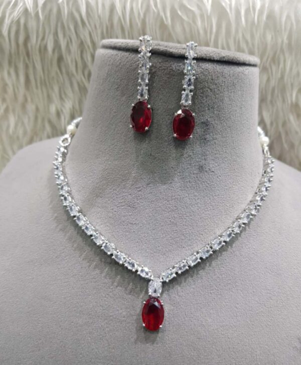 American diamond necklace