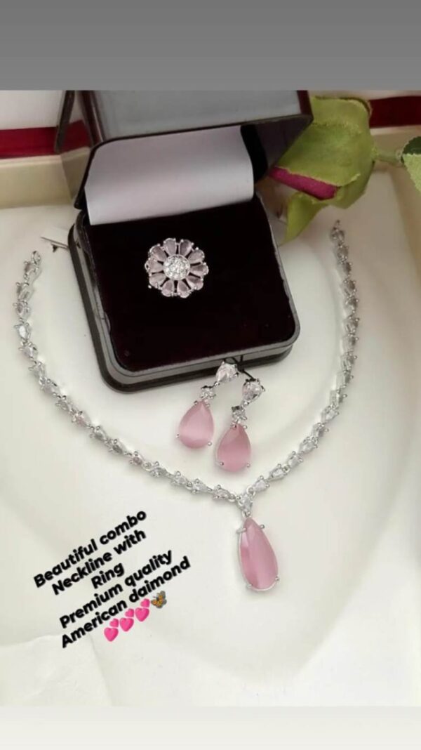 American diamond necklace