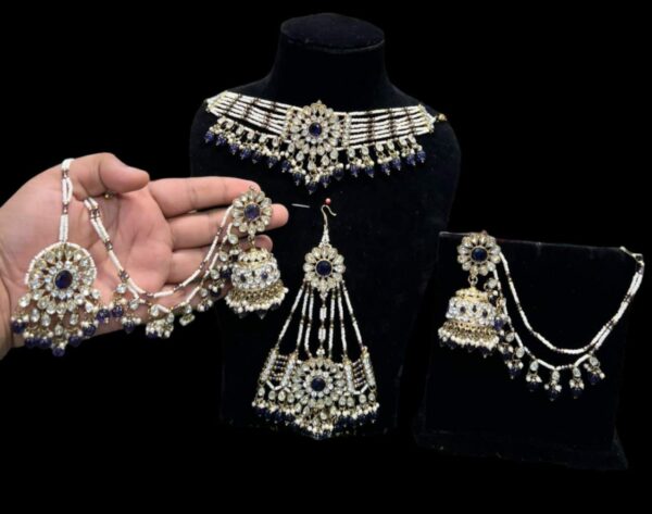 Nacklace bahubali earrings combo