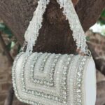 Sagarcrush Crystal Heavy Embroiderd_flap bags