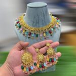Gold Plated Polki Thapa Jewellery