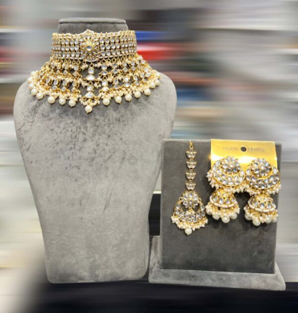 Orignal Gold plated kundan combo