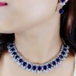 American diamond neckline