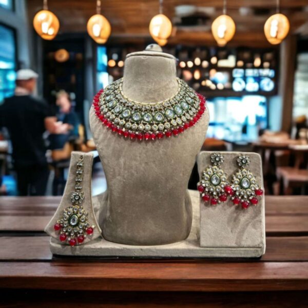 Kundan necklace combo