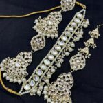 Back Menakari Kundan choker combo