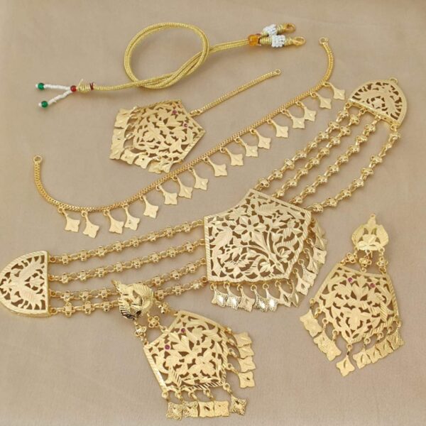 Punjabi Gold plated beautiful necklace combo