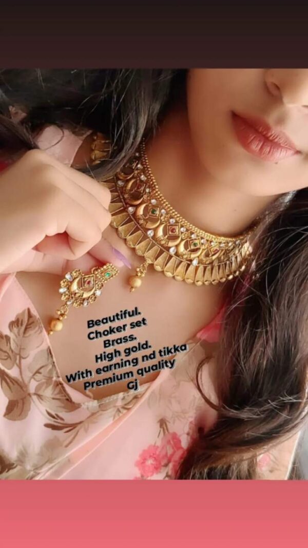 Beautiful chokker necklace combo