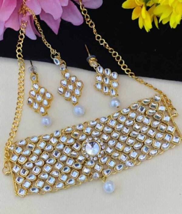 Beautiful Kundan nacklace,earrings