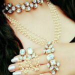 Beautiful Kundan nacklace,earrings combo