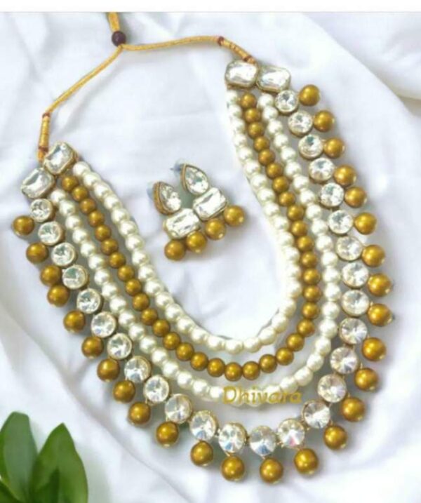 Beautiful Kundan nacklace,earrings combo