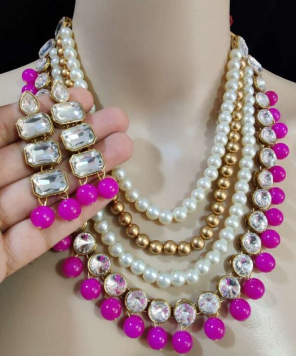 Beautiful Kundan nacklace,earrings combo