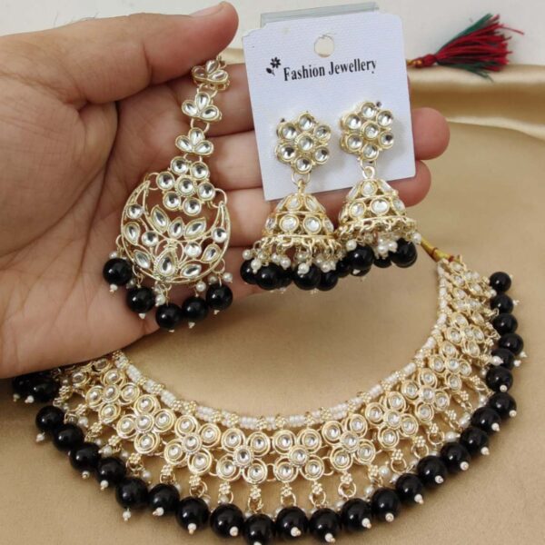 Kundan Necklace with jhumkie,earrings