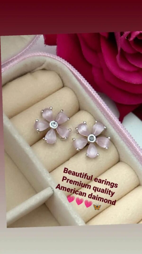 Beautiful american diamond earrings