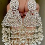 Kundan hina khan earrings