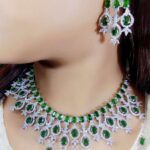 Diamond neakklace with earrings