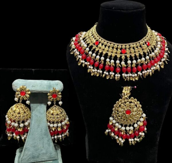 Gold plated thapa jewellery