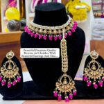Reverse Ad Chokker with earrings,tikka