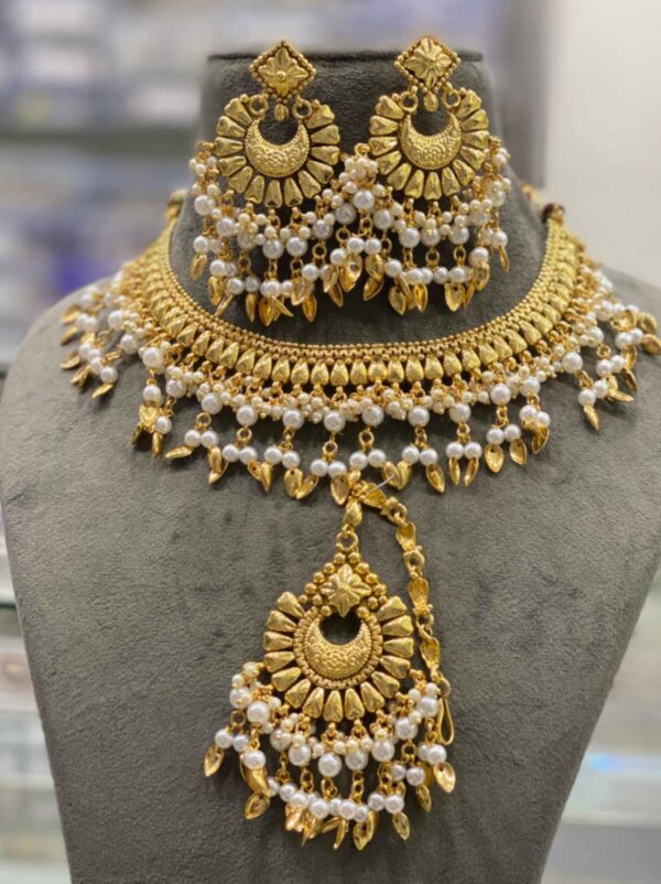 Real goldplated necklace set