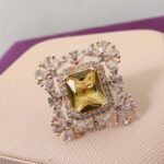 Solitaire Diamond adjustable rosegold Ring