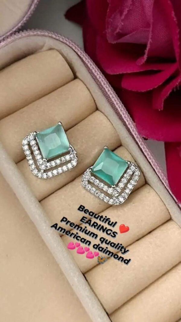 Beautiful American diamond studs