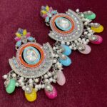 Reverse ad original stone earrings