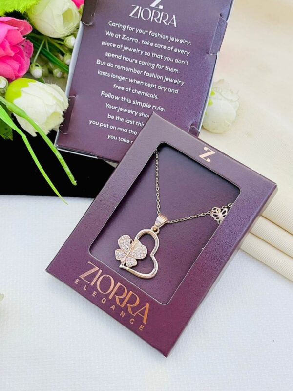 Rosegold Polish 18 Inches Chain Pendant, Guaranteed Girlish Chain