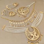 Punjabi Dual 2  Neaklace With Beautiful Earings Tika Combo