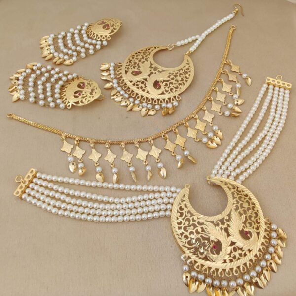 Punjabi Dual 2  Neaklace With Beautiful Earings Tika Combo