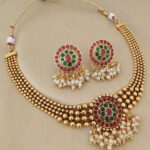 Beautiful Gold Plated Neaklace With Beautiful Earings set...