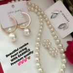 Beautiful combo Pearl string with Earrings combo
