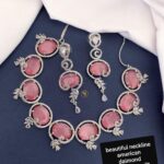 Beautiful Neckline American daimond No comparison about quality