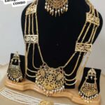 Beautiful Gold Plated Rani Haar With Beautiful Earings Tika Combo