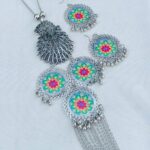 Beautiful Premium Quality Oxodized Necklace with Earring set