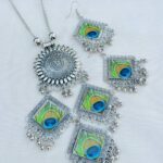 Beautiful Premium Quality Oxodized Necklace with Earring set