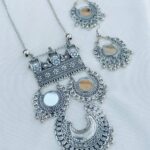 Beautiful Premium Quality Oxodized Necklace with Earring set