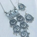 Beautiful Premium Quality Oxodized Necklace with Earring set