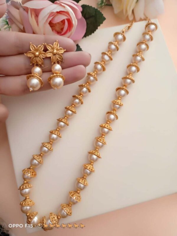 Long Mala with Earrings