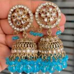 Beautiful Premium Quality Kundan Jhumka….