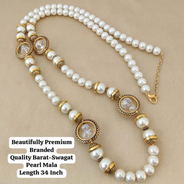 Barat-Swagat Pearl Mala This Pearl Mala Is Also Use For Darmik Occasion And Other Festival