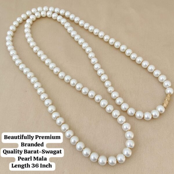 Barat-Swagat Pearl Mala This Pearl Mala Is Also Use For Darmik Occasion And Other Festival