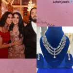 Shloka mehta viral look ad diamond set