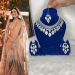 Radhika Merchant viral look Ad diamond set