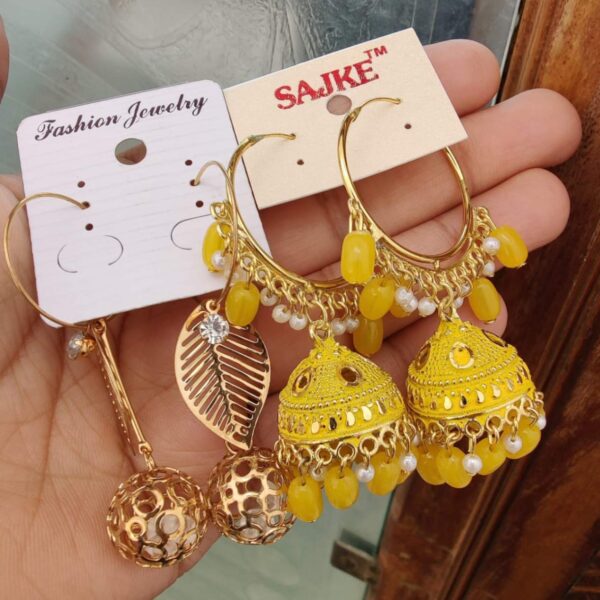 Stylish 2 Pairs Earings Combo