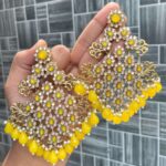 Mehndi Polish Big Size Earrings